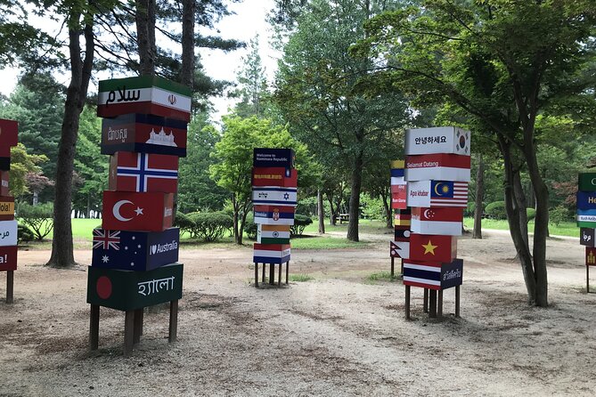 Alpaca, Nami, Petite Fr, Italian Village, Garden of Morning Calm - Stop 4: Nami Island, Winter Sonata Memories, and Tree-Lined Walking