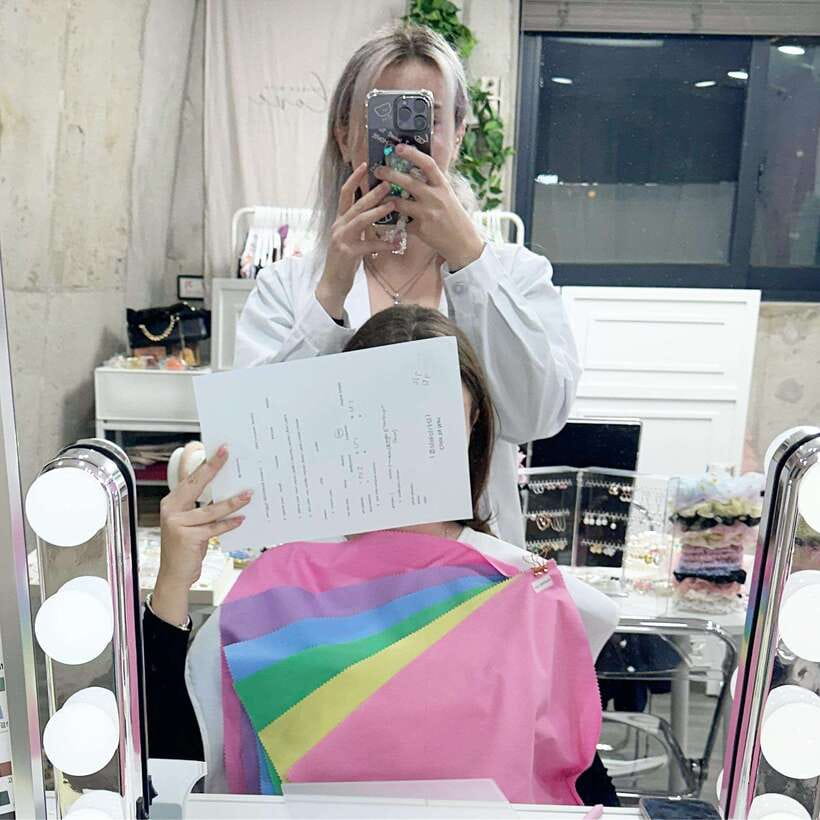 Detailed Seoul Image & Personal Color Analysis in Hongdae - Draping: why it beats staring at a chart