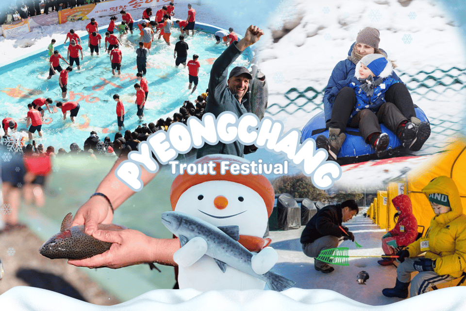 From Seoul: Pyeongchang Trout Festival - Ice fishing setup: chairs, rods, and what tent fishing really changes