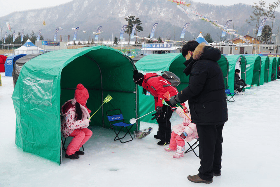 From Seoul: Pyeongchang Trout Festival - Winter activities beyond the river: sledding, skating, and bumper cars