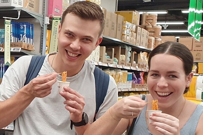 K-food cooking Japchae Mandu Tteokbokki & Fishcake - Studio to Indoor Supermarket: The 30-Minute Market Tour That Makes Shopping Easier