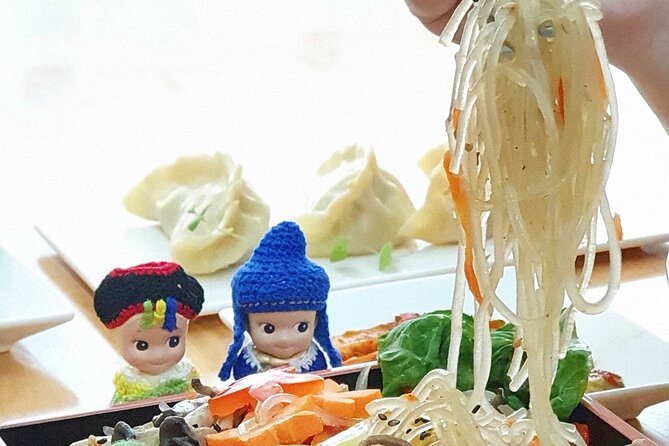 K-food cooking Japchae Mandu Tteokbokki & Fishcake - Alcohol, What’s Included, and What to Bring