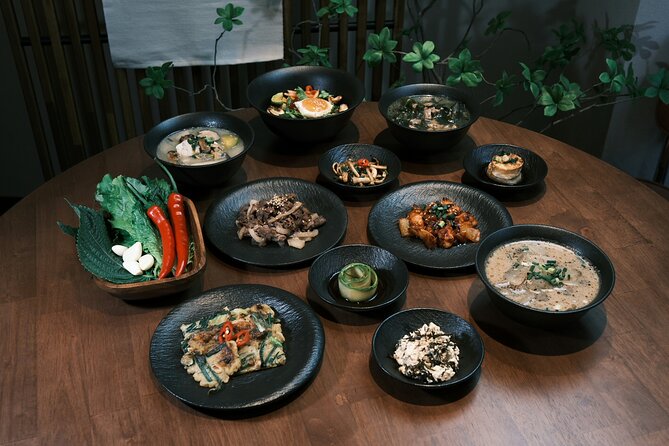 Korean Cooking Class Full Meal with BBQ on an All in One Table - The Host Touch: Woody and Easy-to-Follow Guidance