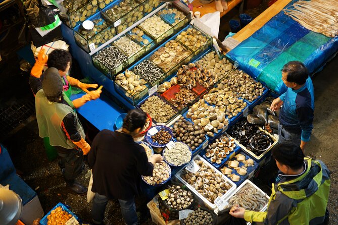 Korean Market Adventure with Chef Yie - Noryangjin Fish market - From Market to Meal: Eating Your Picks at a Traditional Restaurant