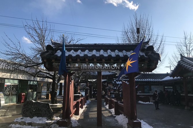 Nami Island & Garden of Morning Calm & Gangchon Railbike Tour - Nami Island: winter scenery, photo time, and the reality of crowds