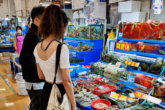 Noryangjin Fish Market Dinner - Inside the market restaurant: how your catch becomes a meal