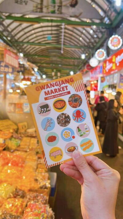 Seoul: Fearless Foodie Gwangjang Market Food Adventure - Inside Gwangjang Market: how the stamp-challenge actually works