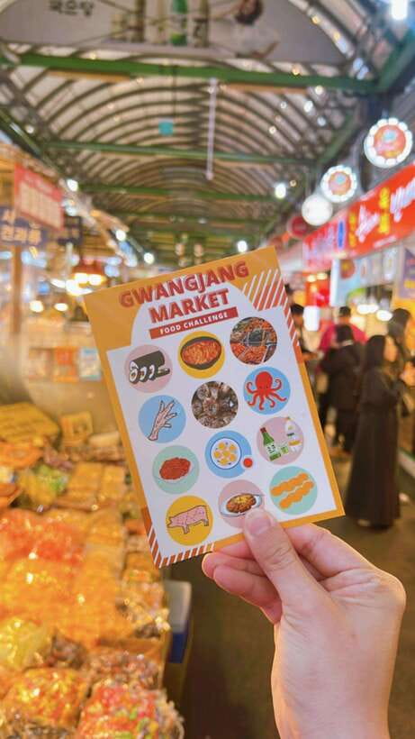Seoul: Fearless Foodie Gwangjang Market Food Adventure - Inside Gwangjang Market: how the stamp-challenge actually works