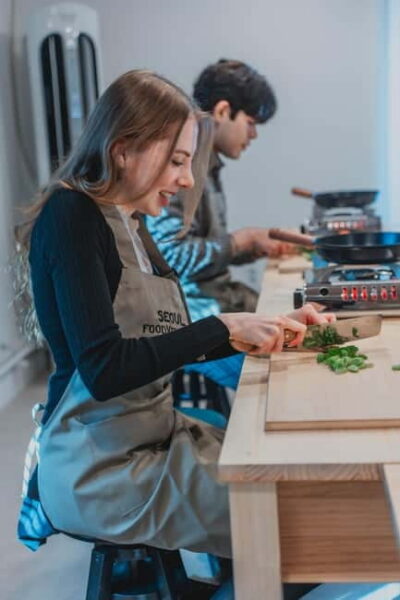 Seoul: Korean Cooking Class with Local Grocery Shopping - Studio setup: friendly, structured, and beginner-proof