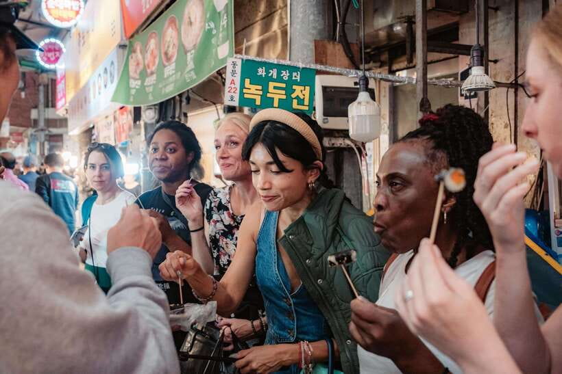 Seoul: Night Market Food Tour with Local Guide - Gwangjang Market after dark: why a guide saves you time and money