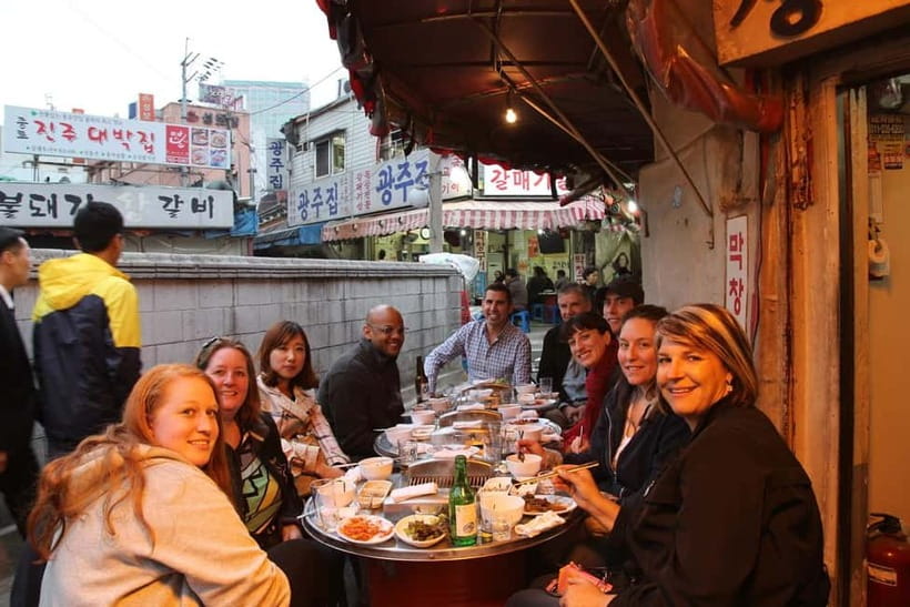 Small-Group Night Food Tour in Seoul with Korean BBQ - Gwangjang Market: Pancake cravings and small-bite strategy