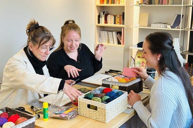 Traditional Korean Bookbinding Experience in Seoul, Hongdae - Finishing with the norigae knot and packing a gift-ready journal